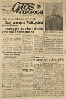 Głos Wielkopolski. 1950.11.06 R.6 nr306 Wyd.AB