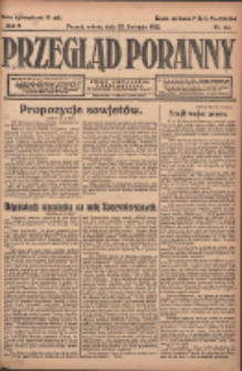 Przegląd Poranny: pismo niezależne i bezpartyjne 1922.04.22 R.2 Nr102
