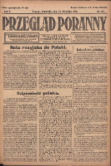 Przegląd Poranny: pismo niezależne i bezpartyjne 1922.04.27 R.2 Nr107