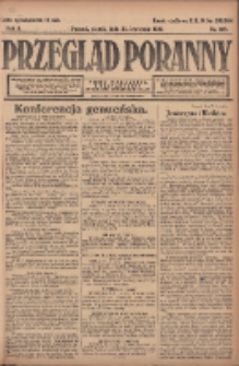 Przegląd Poranny: pismo niezależne i bezpartyjne 1922.04.28 R.2 Nr108