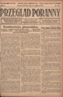 Przegląd Poranny: pismo niezależne i bezpartyjne 1922.04.30 R.2 Nr110