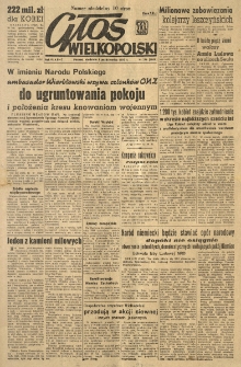 Głos Wielkopolski. 1950.10.01 R.6 nr270 Wyd.ABC