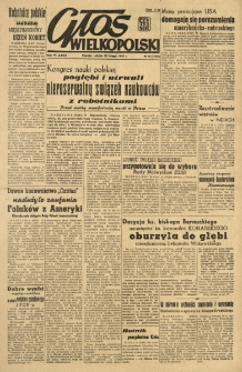Głos Wielkopolski. 1950.02.18 R.6 nr48 Wyd.ABCD