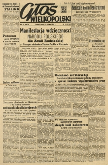 Głos Wielkopolski. 1950.02.25 R.6 nr55 Wyd.ABCD