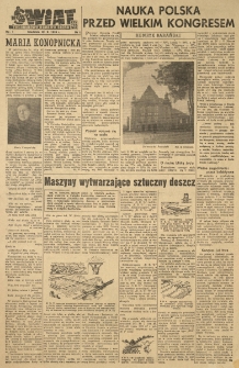 Nowy Świat. Tygodniowy dodatek Głosu Wielkopolskiego. 1950.10.29 R.1 nr1