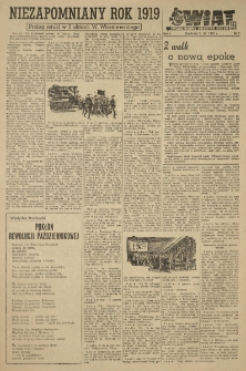 Nowy Świat. Tygodniowy dodatek Głosu Wielkopolskiego. 1950.11.05 R.1 nr2