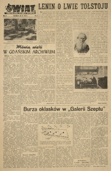 Nowy Świat. Tygodniowy dodatek Głosu Wielkopolskiego. 1950.11.28 R.1 nr5