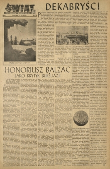 Nowy Świat. Tygodniowy dodatek Głosu Wielkopolskiego. 1950.12.31 R.1 nr10