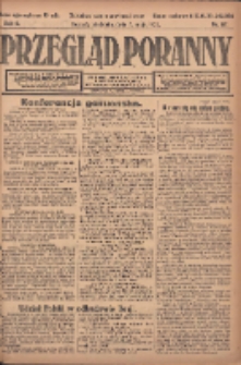 Przegląd Poranny: pismo niezależne i bezpartyjne 1922.05.07 R.2 Nr117