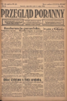 Przegląd Poranny: pismo niezależne i bezpartyjne 1922.05.11 R.2 Nr120