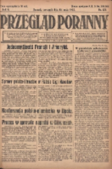 Przegląd Poranny: pismo niezależne i bezpartyjne 1922.05.18 R.2 Nr127