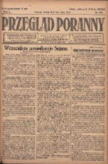 Przegląd Poranny: pismo niezależne i bezpartyjne 1922.05.24 R.2 Nr133