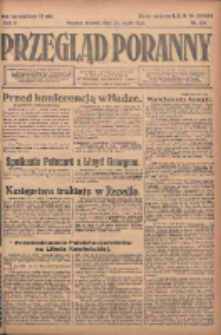 Przegląd Poranny: pismo niezależne i bezpartyjne 1922.05.30 R.2 Nr139