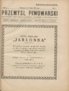 Przemysł Piwowarski : organ Centr. Związku Przemysłu Piwowarskiego i Słodowniczego w Rzeczypospolit. Polskiej 1927.04.23 R.5 Nr17