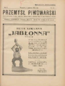 Przemysł Piwowarski : organ Centr. Związku Przemysłu Piwowarskiego i Słodowniczego w Rzeczypospolit. Polskiej 1927.06.04 R.5 Nr23