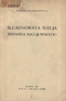 Iluminowana Biblia Bernarda Maciejowskiego