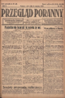 Przegląd Poranny: pismo niezależne i bezpartyjne 1922.06.14 R.2 Nr153