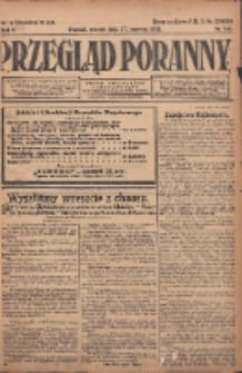 Przegląd Poranny: pismo niezależne i bezpartyjne 1922.06.27 R.2 Nr166