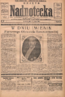 Gazeta Nadnotecka: bezpartyjne pismo codzienne 1935.02.02 R.15 Nr28