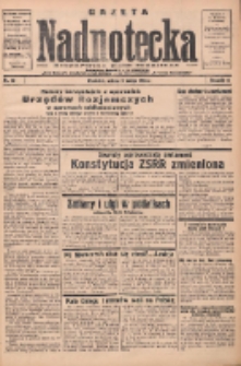 Gazeta Nadnotecka: bezpartyjne pismo codzienne 1935.02.09 R.15 Nr33