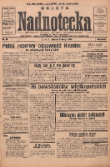 Gazeta Nadnotecka: bezpartyjne pismo codzienne 1935.02.17 R.15 Nr40