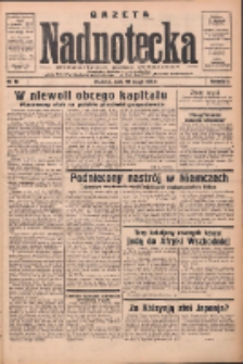 Gazeta Nadnotecka: bezpartyjne pismo codzienne 1935.02.20 R.15 Nr42