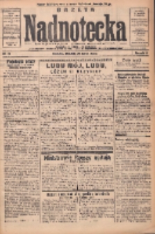 Gazeta Nadnotecka: bezpartyjne pismo codzienne 1935.03.24 R.15 Nr70