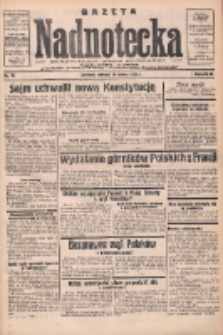 Gazeta Nadnotecka: bezpartyjne pismo codzienne 1935.03.26 R.15 Nr71