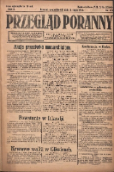 Przegląd Poranny: pismo niezależne i bezpartyjne 1922.07.03 R.2 Nr172