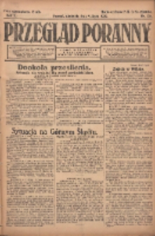 Przegląd Poranny: pismo niezależne i bezpartyjne 1922.07.09 R.2 Nr178