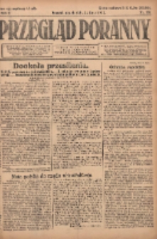 Przegląd Poranny: pismo niezależne i bezpartyjne 1922.07.21 R.2 Nr190
