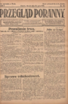 Przegląd Poranny: pismo niezależne i bezpartyjne 1922.07.25 R.2 Nr194