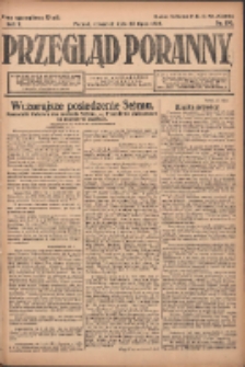 Przegląd Poranny: pismo niezależne i bezpartyjne 1922.07.27 R.2 Nr196