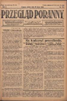 Przegląd Poranny: pismo niezależne i bezpartyjne 1922.07.29 R.2 Nr198