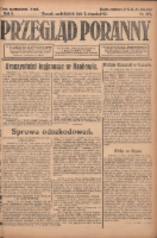 Przegląd Poranny: pismo niezależne i bezpartyjne 1922.08.07 R.2 Nr207