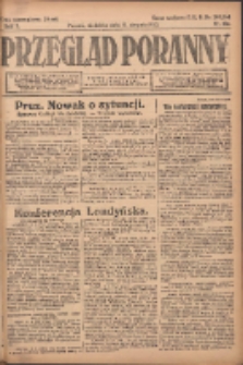 Przegląd Poranny: pismo niezależne i bezpartyjne 1922.08.13 R.2 Nr213