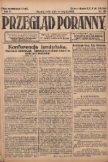 Przegląd Poranny: pismo niezależne i bezpartyjne 1922.08.16 R.2 Nr216