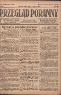 Przegląd Poranny: pismo niezależne i bezpartyjne 1922.08.19 R.2 Nr219