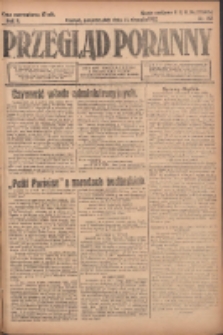Przegląd Poranny: pismo niezależne i bezpartyjne 1922.08.21 R.2 Nr221