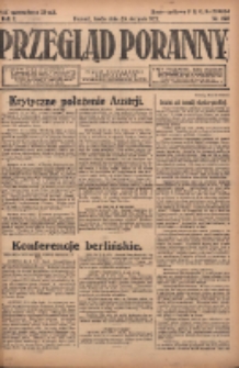 Przegląd Poranny: pismo niezależne i bezpartyjne 1922.08.23 R.2 Nr223