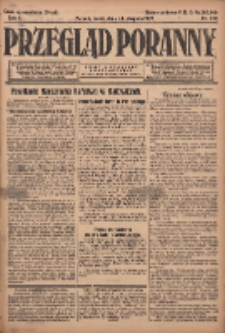 Przegląd Poranny: pismo niezależne i bezpartyjne 1922.08.30 R.2 Nr230