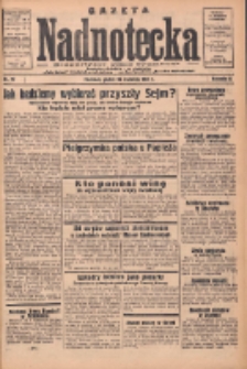 Gazeta Nadnotecka: bezpartyjne pismo codzienne 1935.04.26 R.15 Nr97