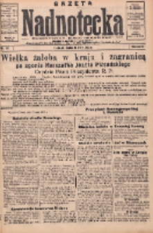 Gazeta Nadnotecka: bezpartyjne pismo codzienne 1935.05.15 R.15 Nr112