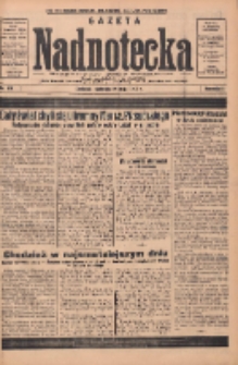 Gazeta Nadnotecka: bezpartyjne pismo codzienne 1935.05.19 R.15 Nr116
