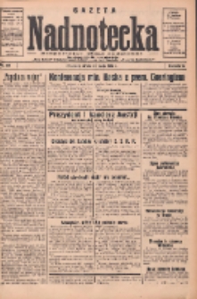 Gazeta Nadnotecka: bezpartyjne pismo codzienne 1935.05.22 R.15 Nr118