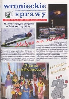 Wronieckie Sprawy 2002.02.14 R.12 Nr7(237)