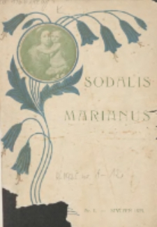 Sodalis Marianus : miesięcznik, organ sodalicyj polskich 1925.01 R.24 Nr1