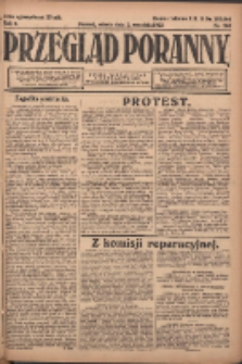 Przegląd Poranny: pismo niezależne i bezpartyjne 1922.09.02 R.2 Nr233