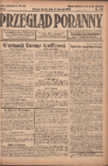 Przegląd Poranny: pismo niezależne i bezpartyjne 1922.09.08 R.2 Nr239