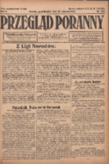 Przegląd Poranny: pismo niezależne i bezpartyjne 1922.09.18 R.2 Nr249